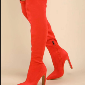 Starchy Suade Knee Boots